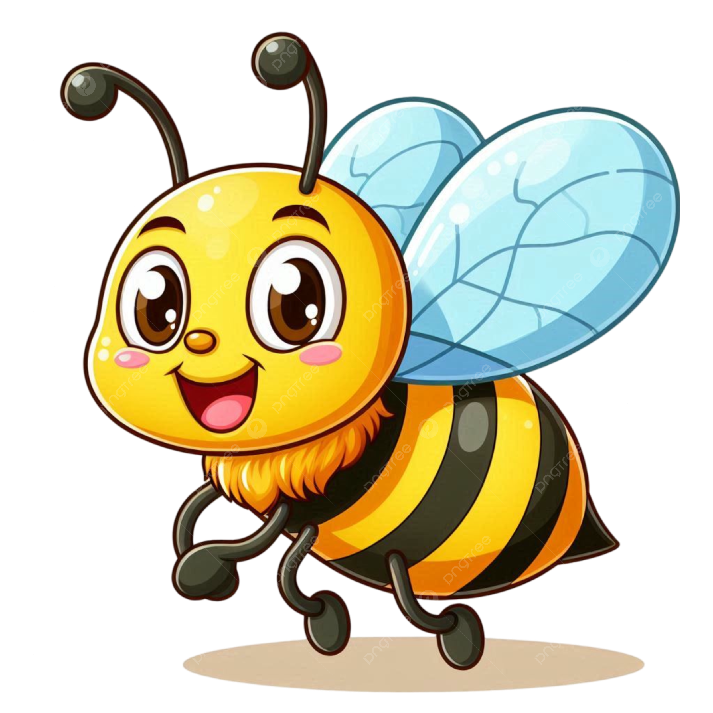 cute bee transparent background 0084