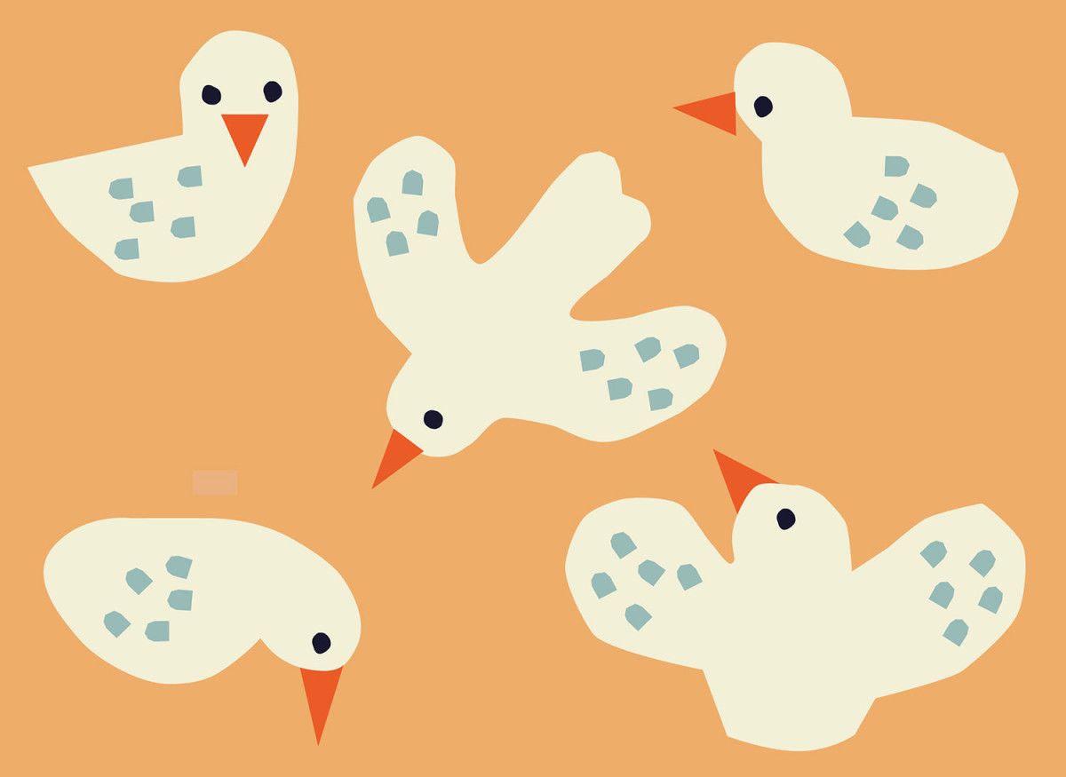 cute bird background 0066