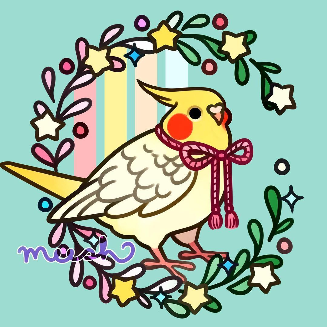 cute bird background 0073