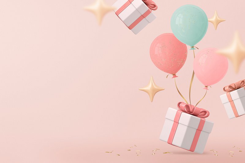 cute Birthday background ideas