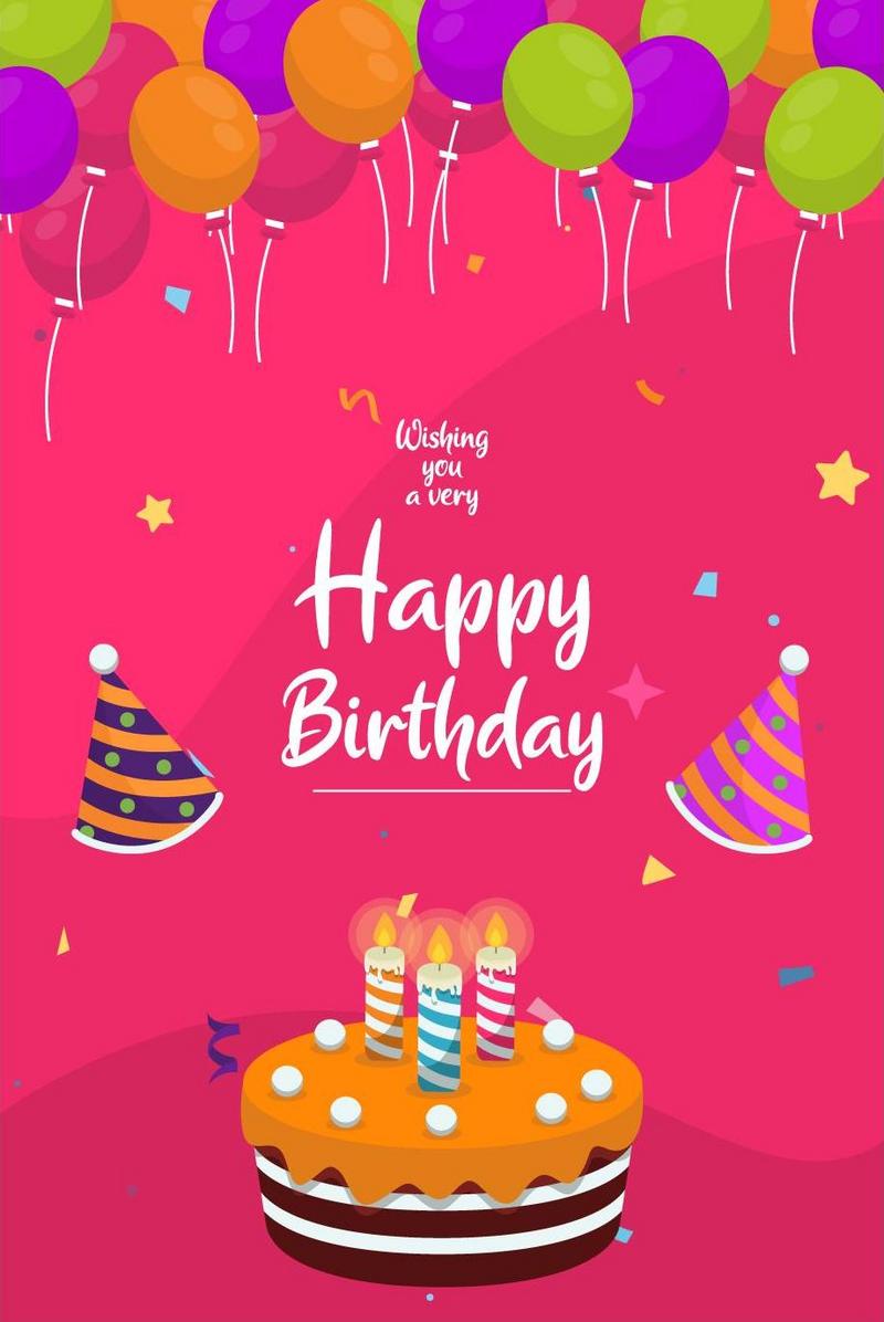 cute Birthday backgrounds 0094