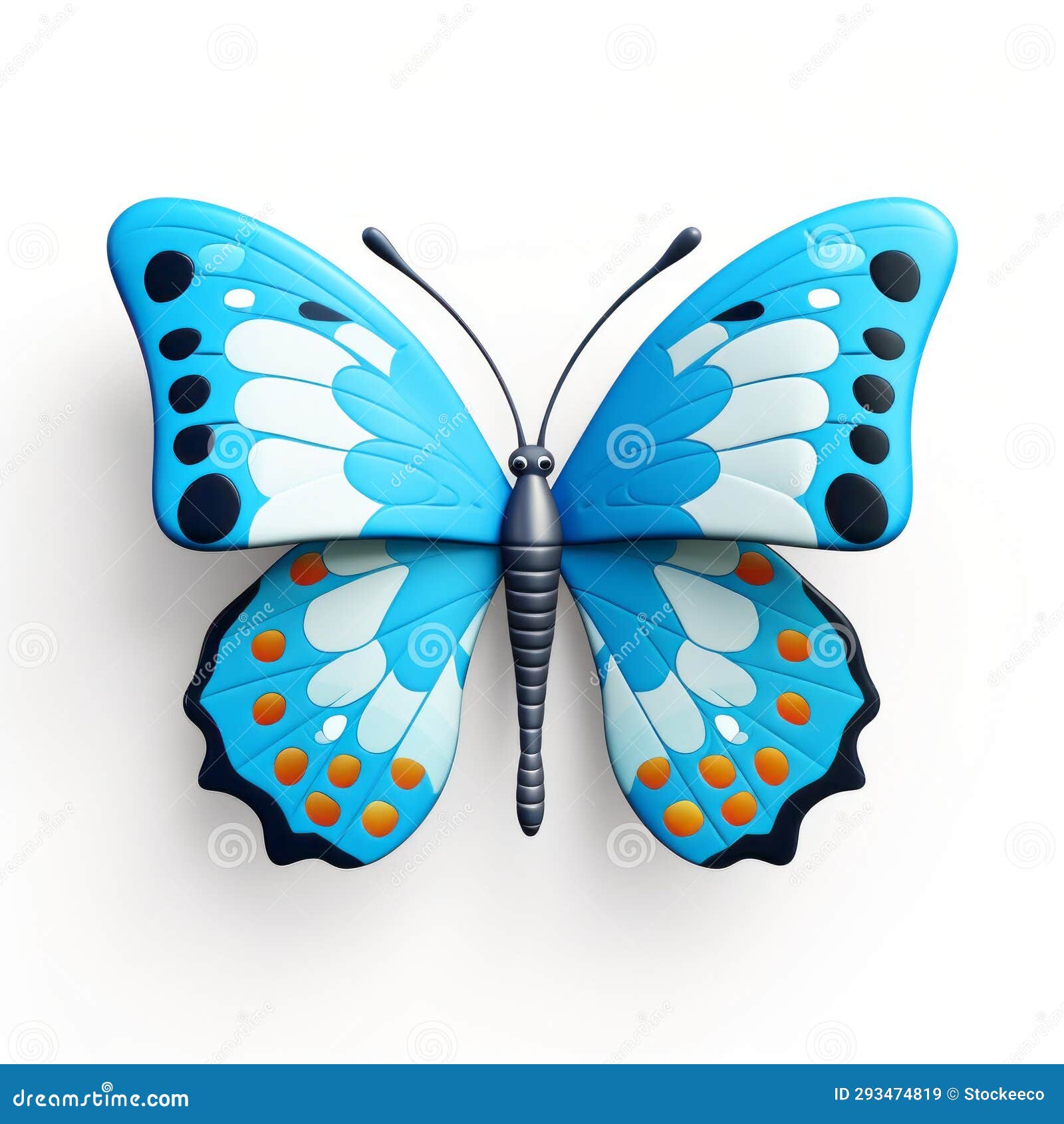 cute blue butterfly backgrounds 0018