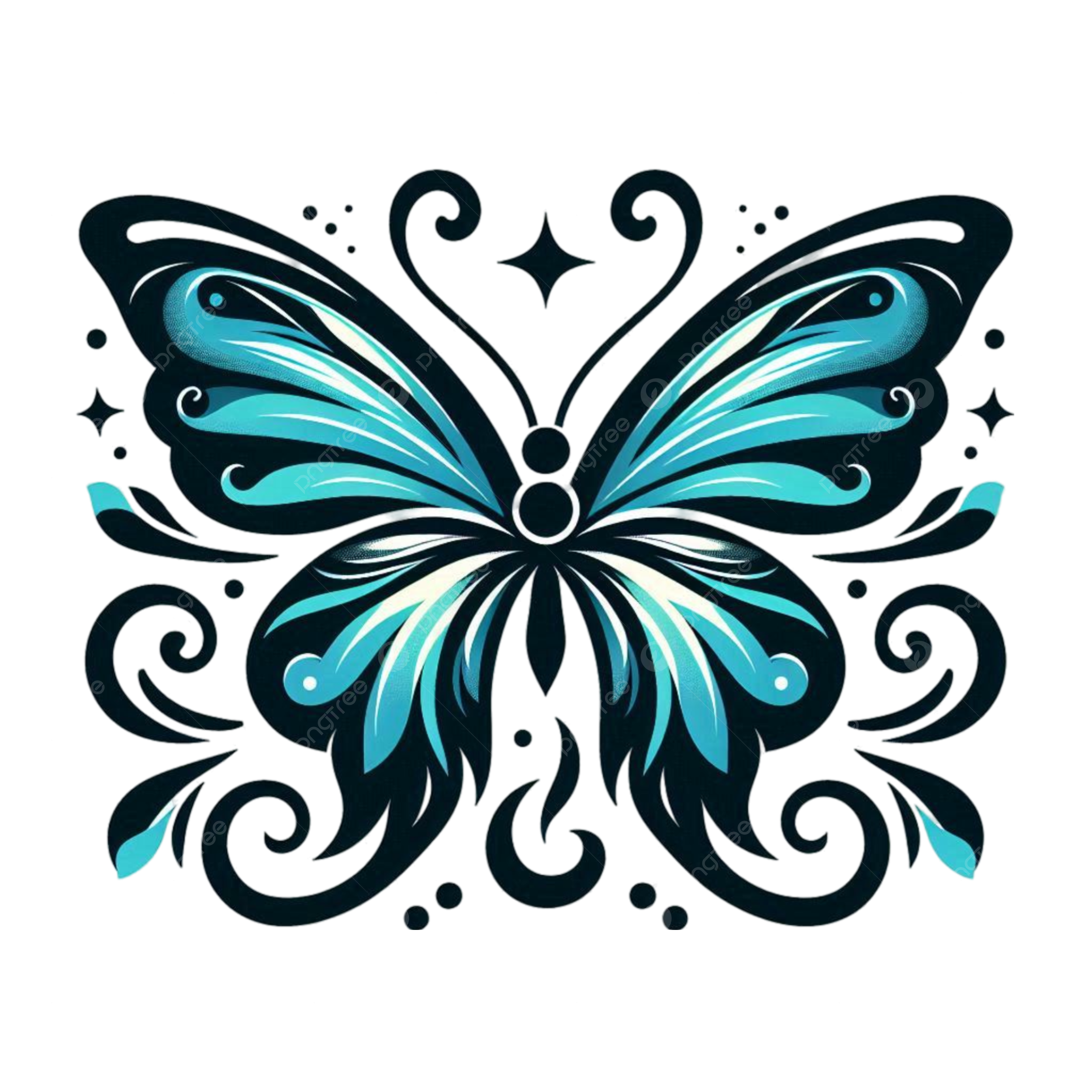 cute blue butterfly backgrounds 0020