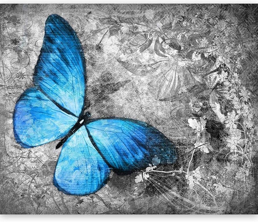 cute blue butterfly backgrounds 0044