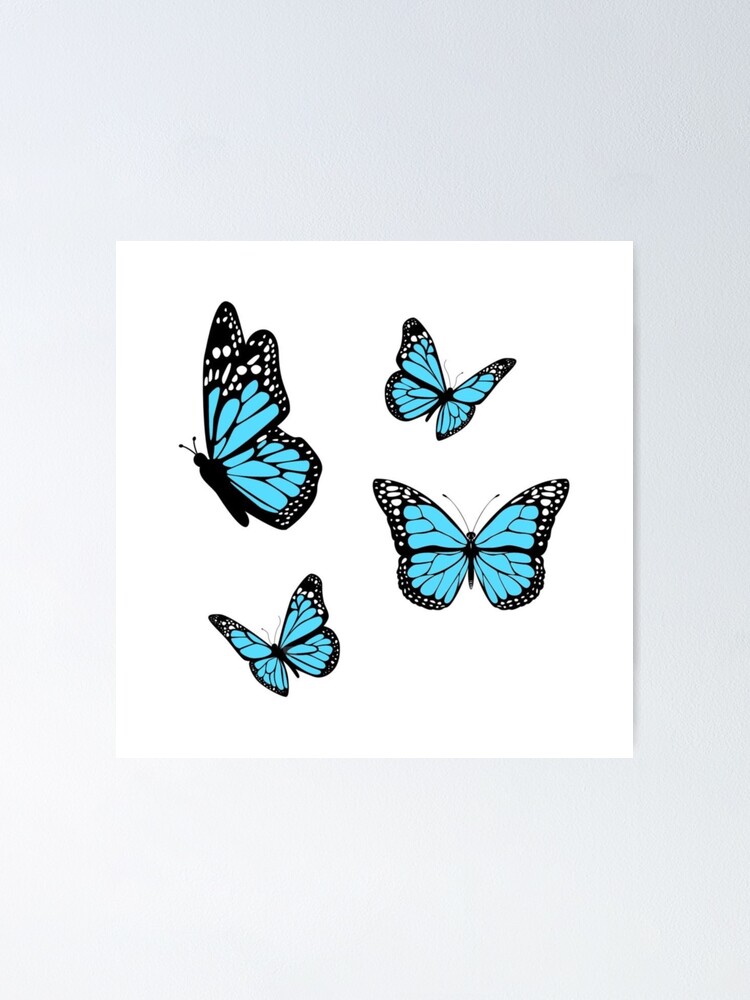 cute blue butterfly backgrounds 0050