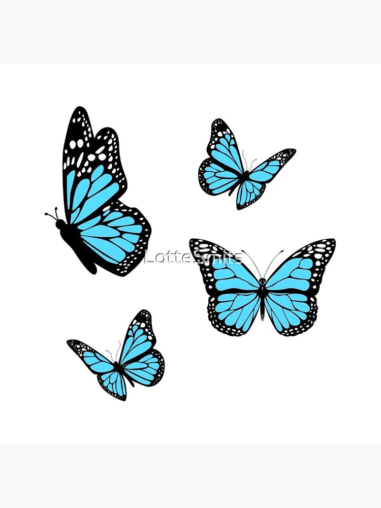 cute blue butterfly backgrounds 0056