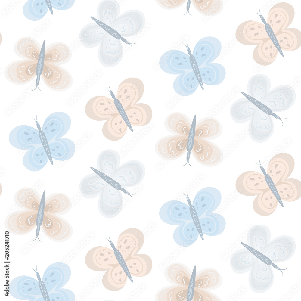 cute blue butterfly backgrounds 0073