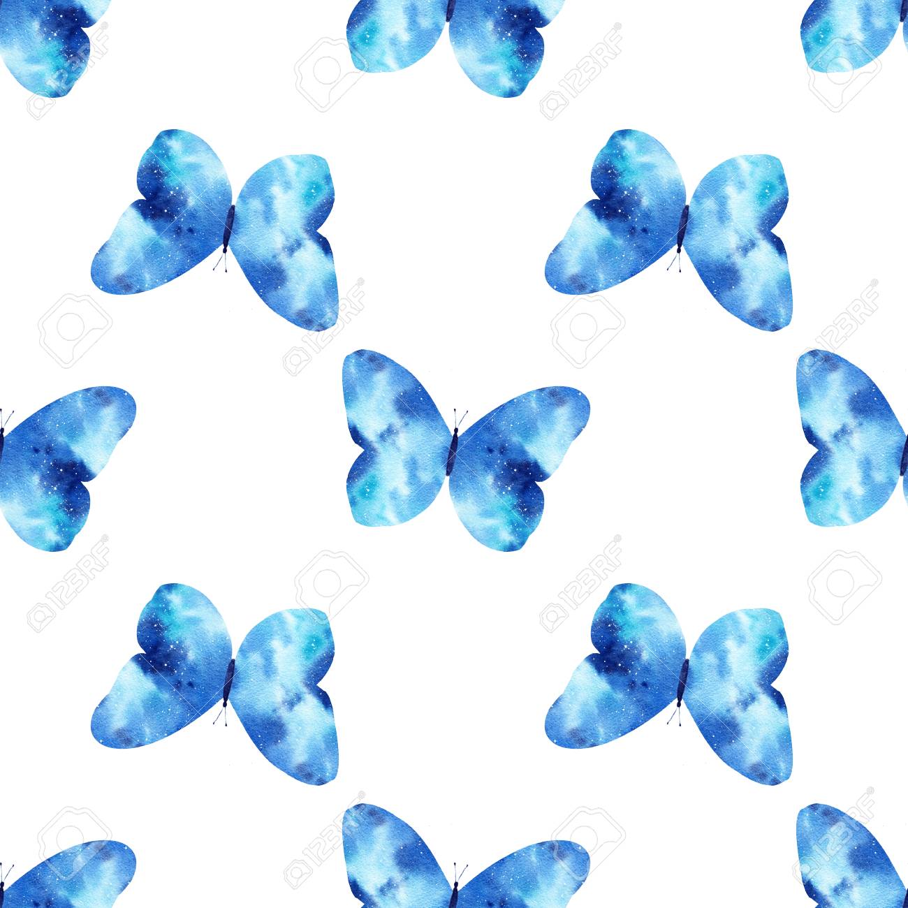 cute blue butterfly backgrounds 0081