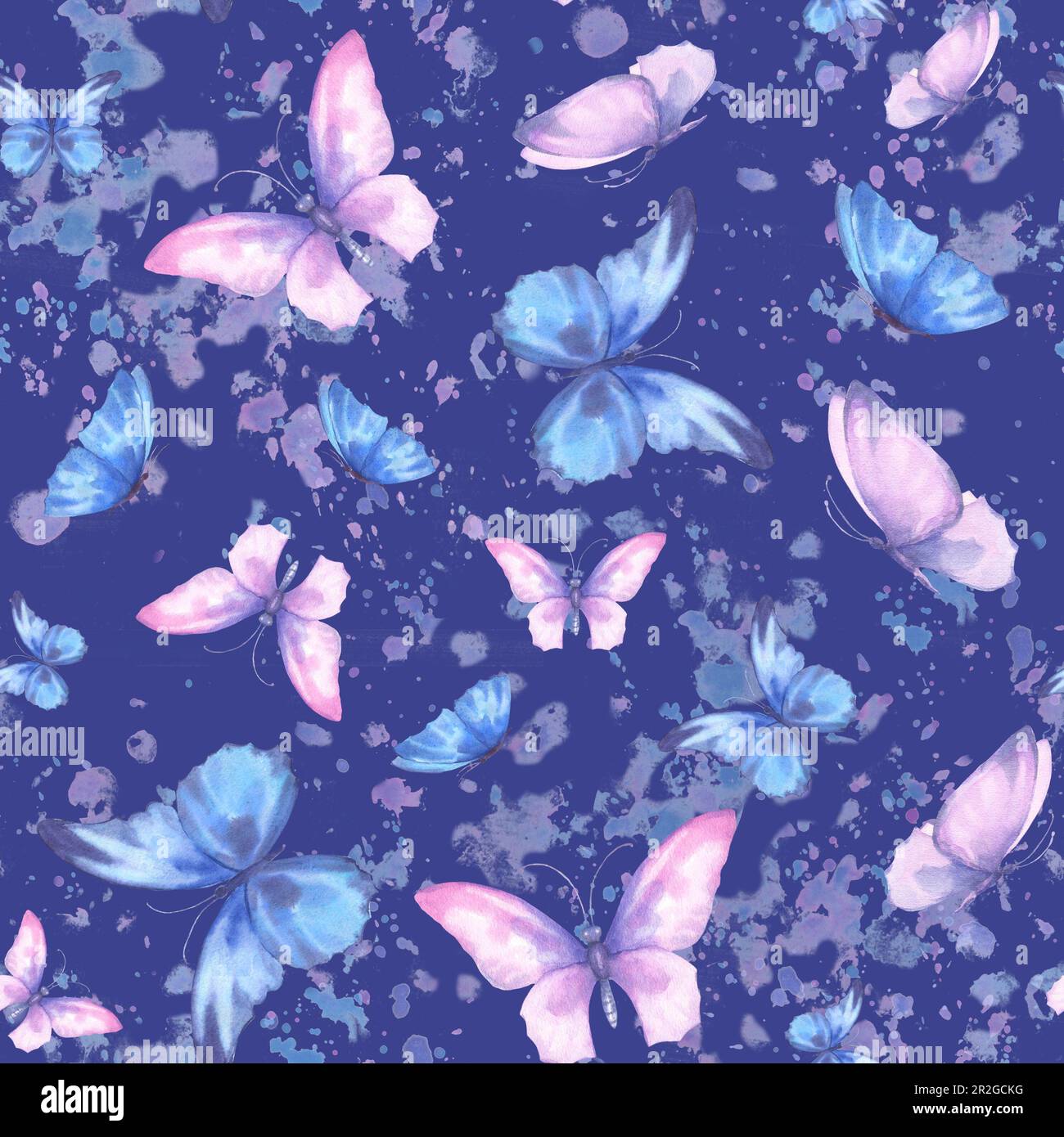 cute blue butterfly backgrounds 0088