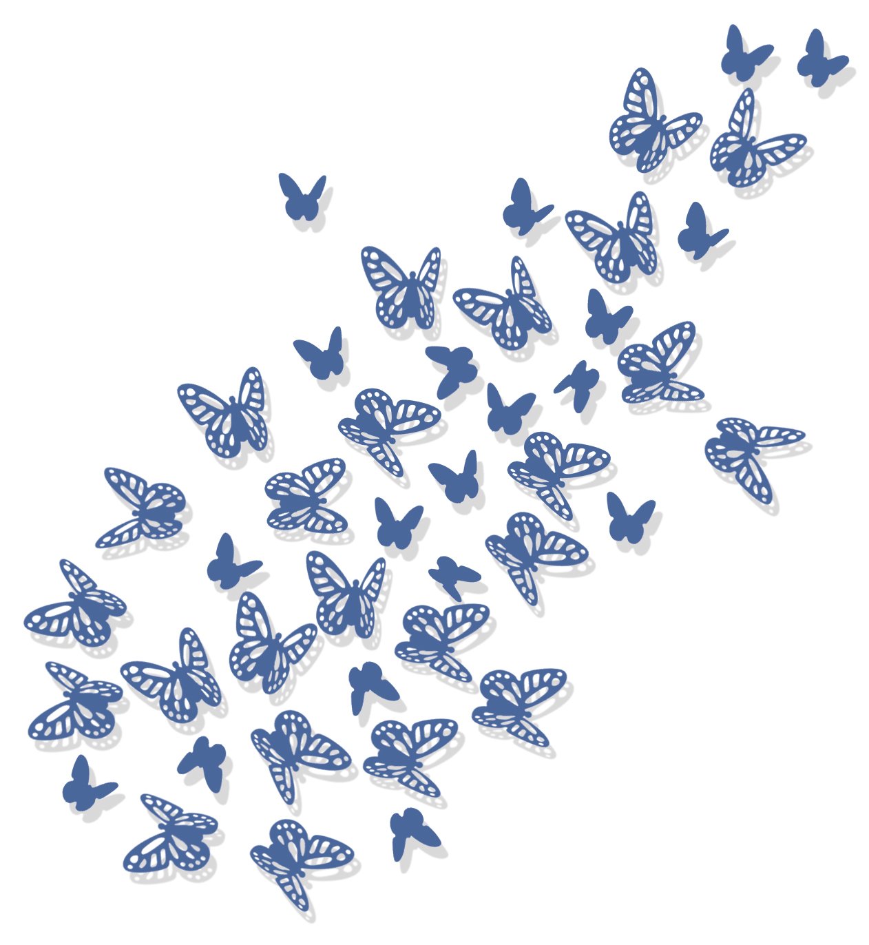 cute blue butterfly backgrounds 0099