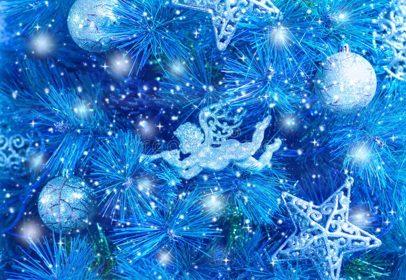 cute blue christmas background 0013