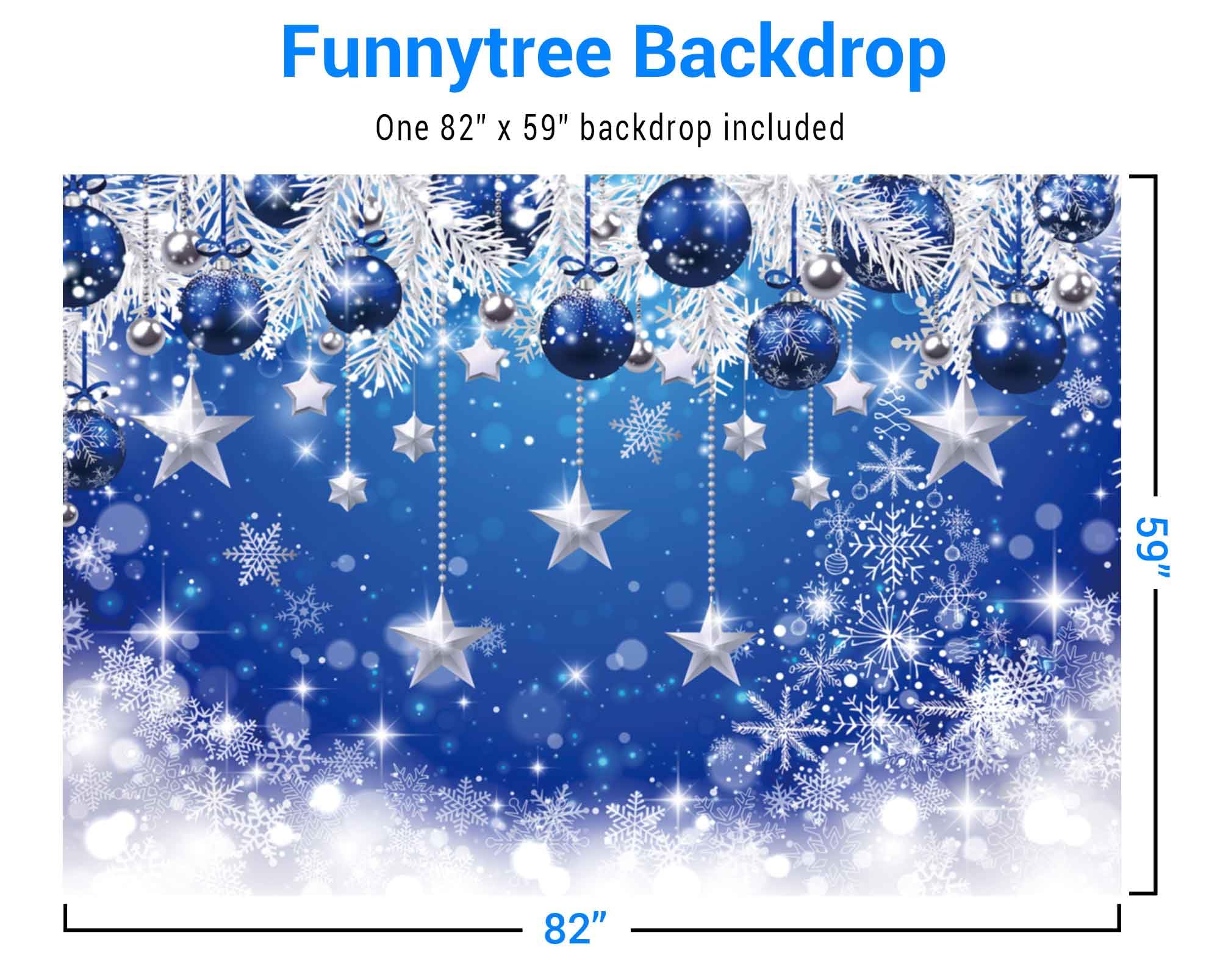 cute blue christmas background 0022