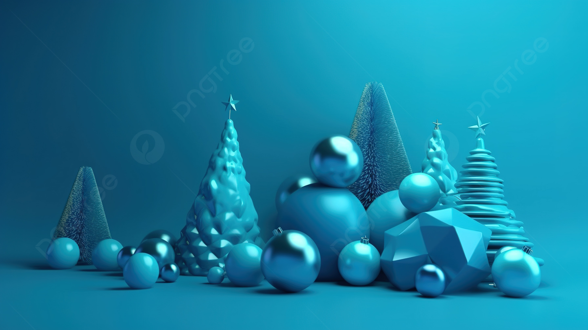 cute blue christmas background 0024