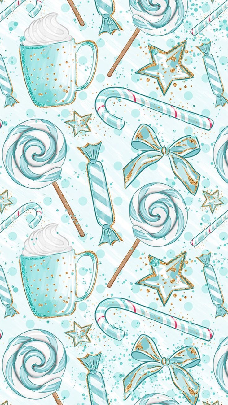 cute blue christmas background 0025