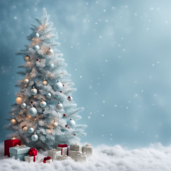 cute blue christmas background 0029