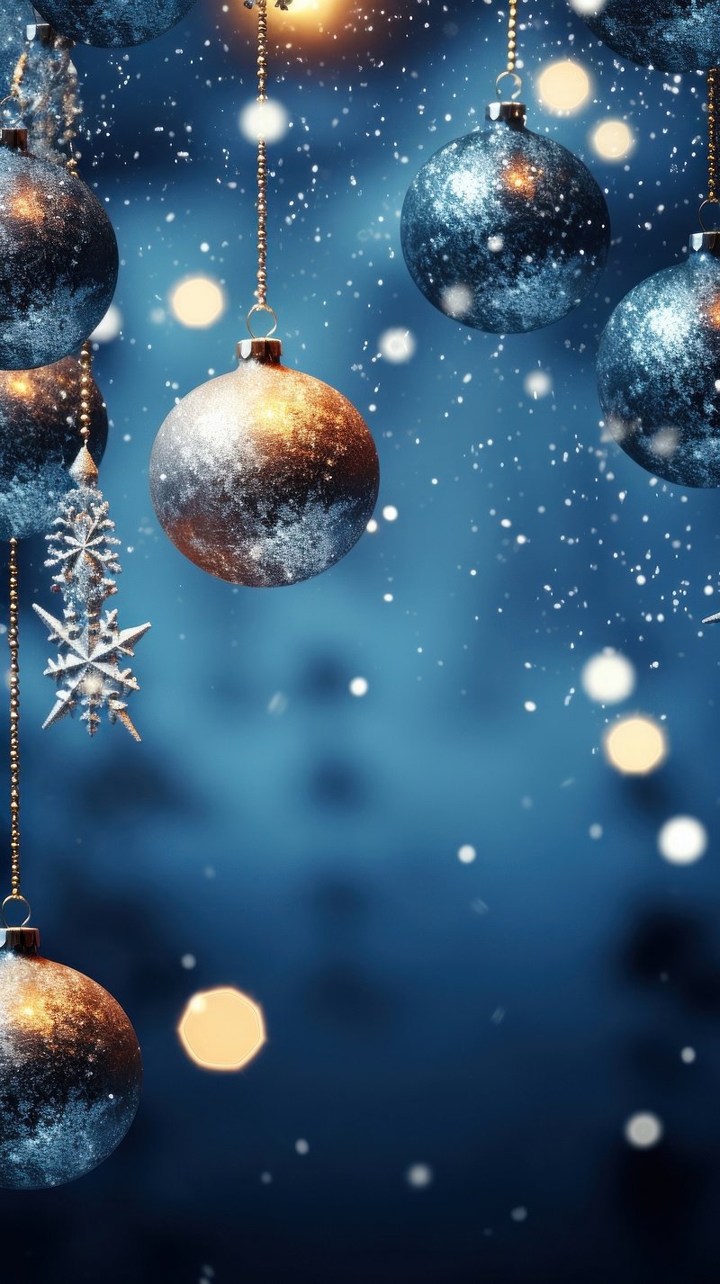 cute blue christmas background 0047