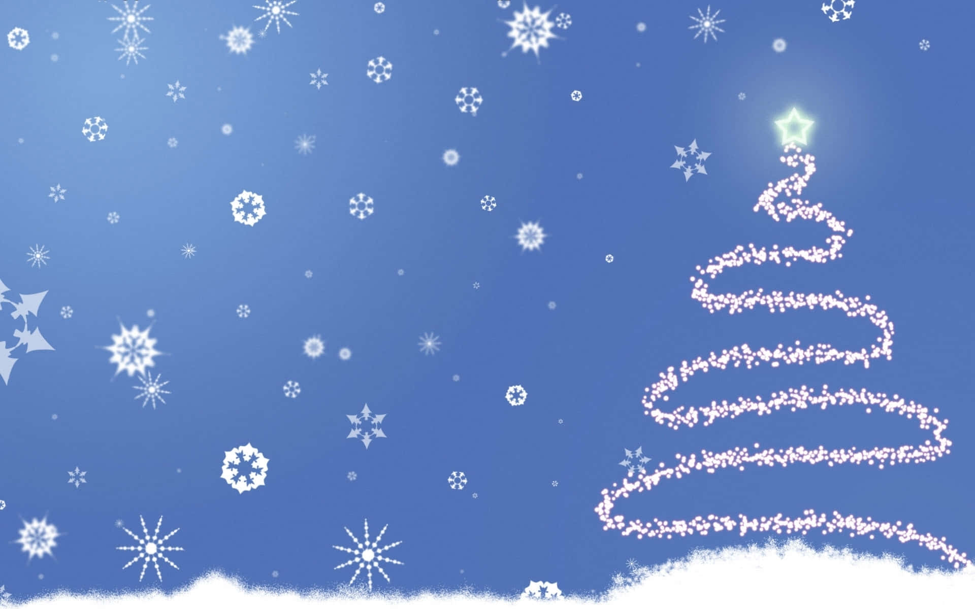 cute blue christmas background 0072