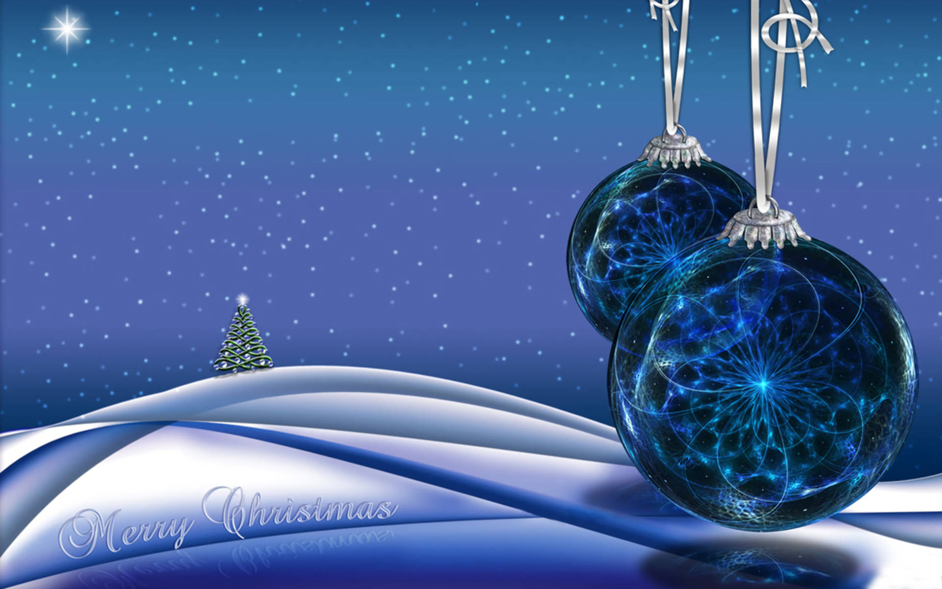 cute blue christmas background 0086