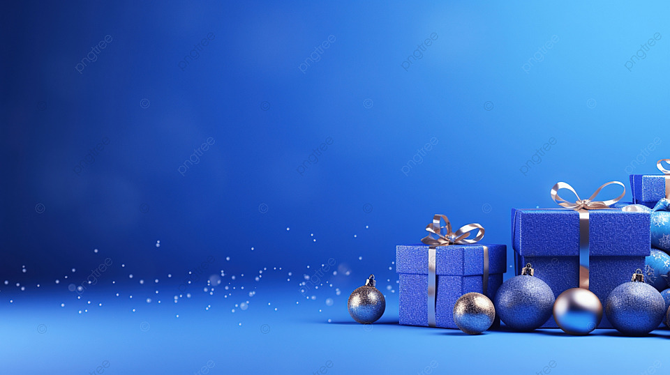 cute blue christmas background 0089