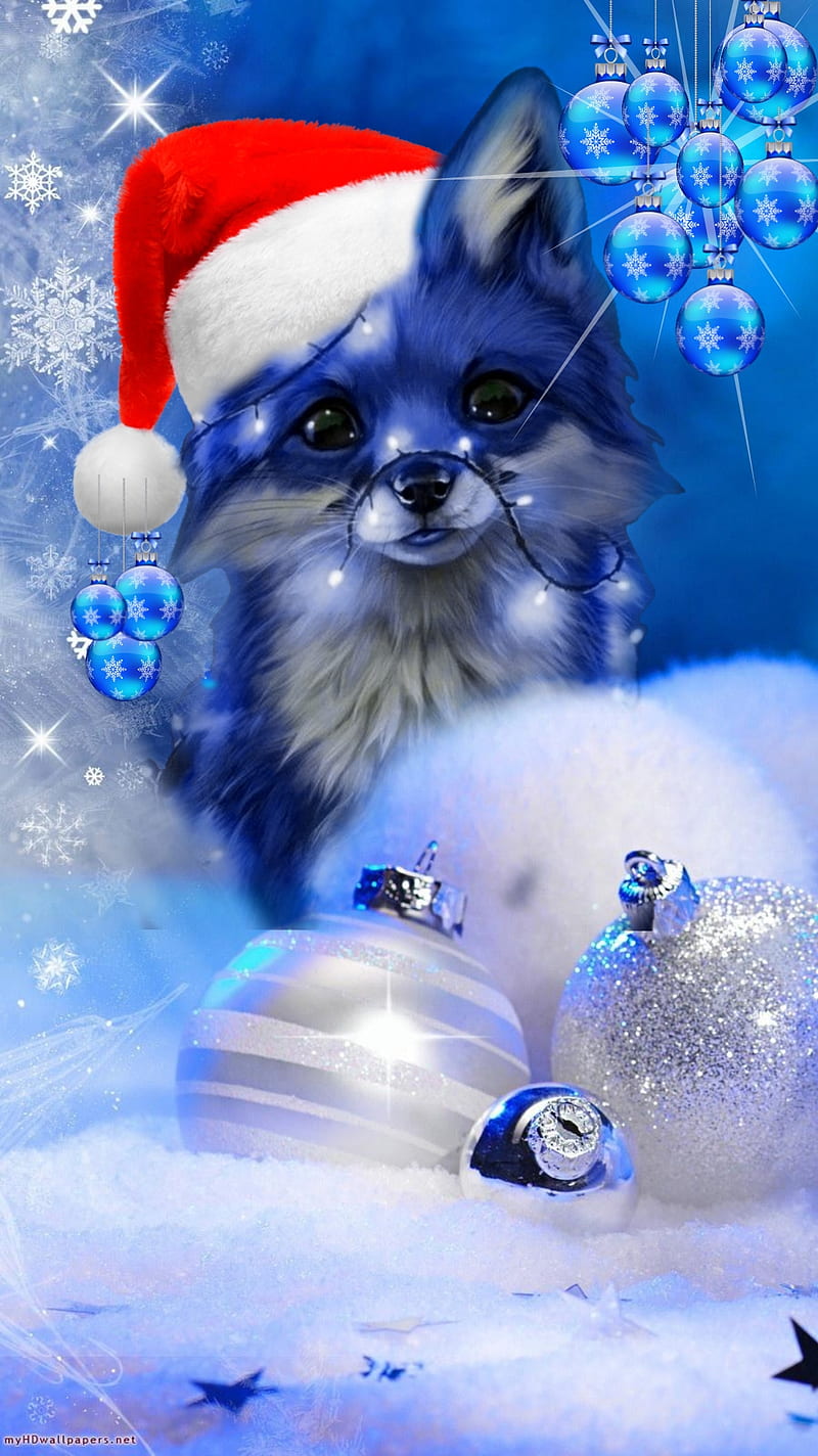 cute blue christmas background 0096