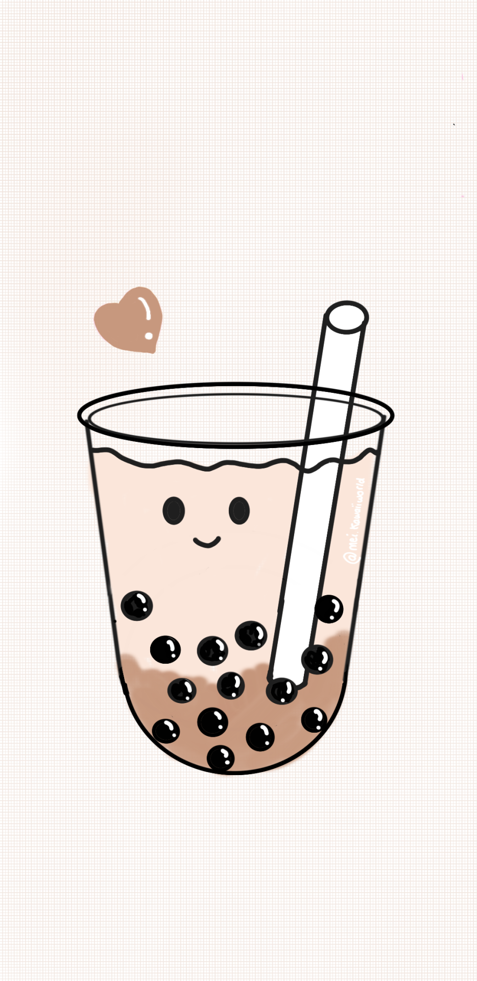 cute boba backgrounds 0013