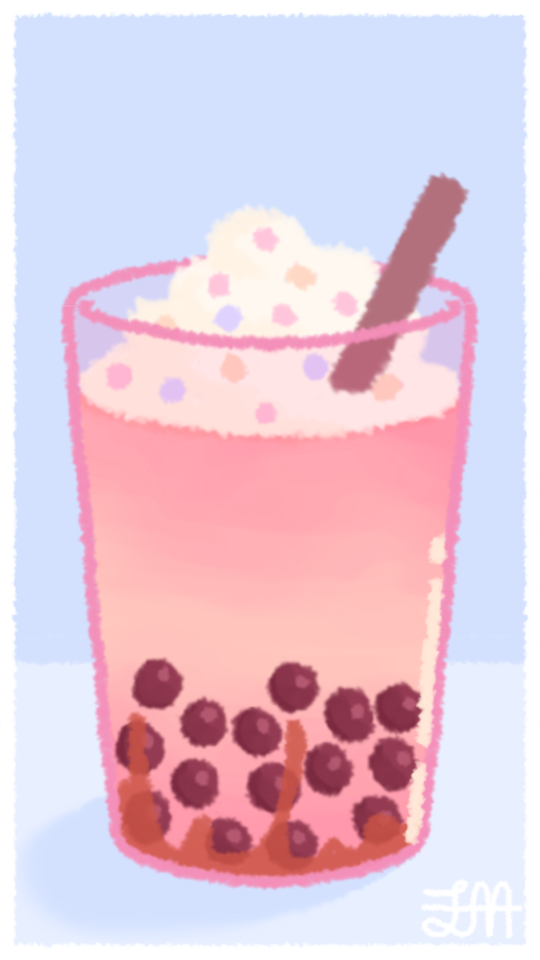 cute boba backgrounds 0016