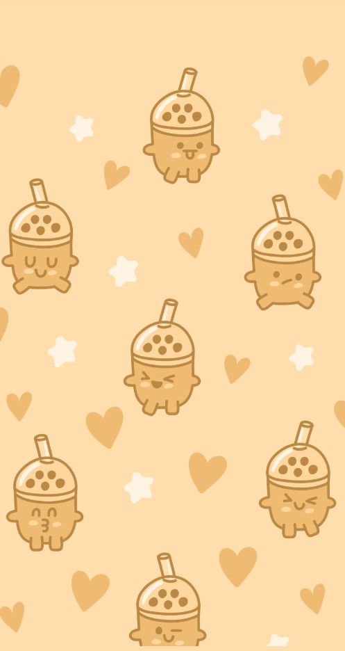 cute boba backgrounds 0017