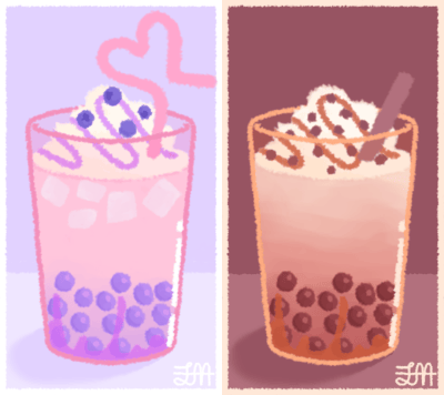 cute boba backgrounds 0034