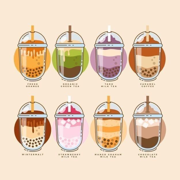 cute boba backgrounds 0051