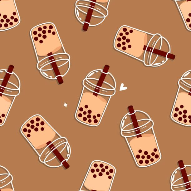 cute boba backgrounds 0056