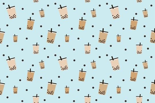 cute boba backgrounds 0058