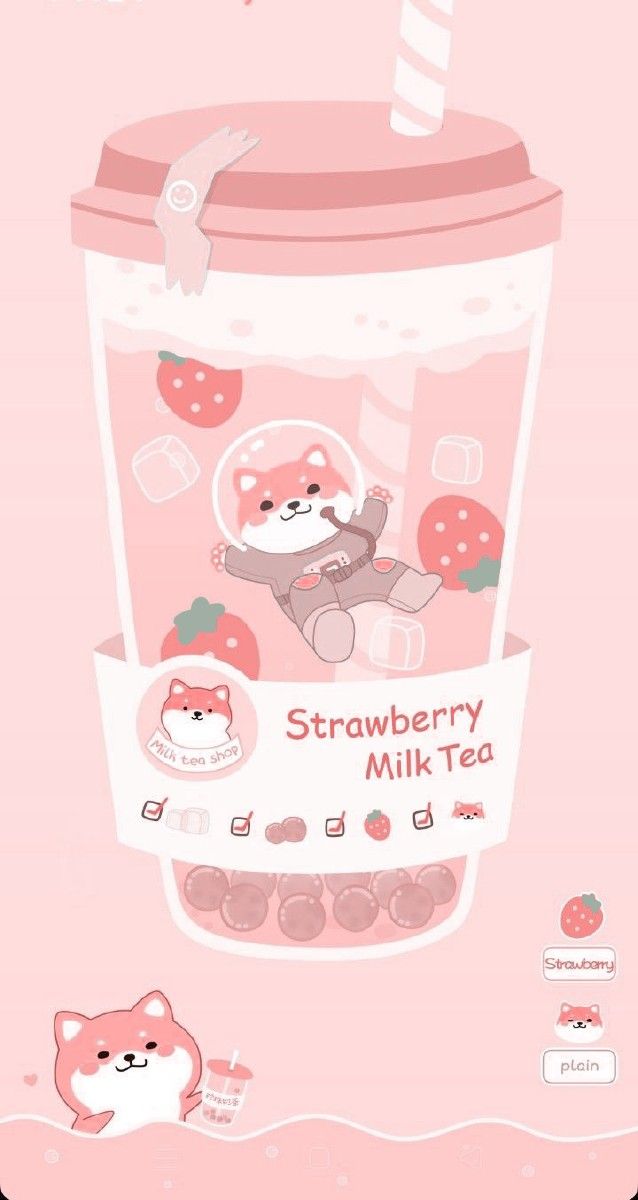 cute boba backgrounds 0073