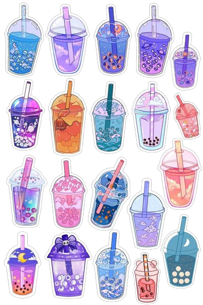 cute boba backgrounds 0096