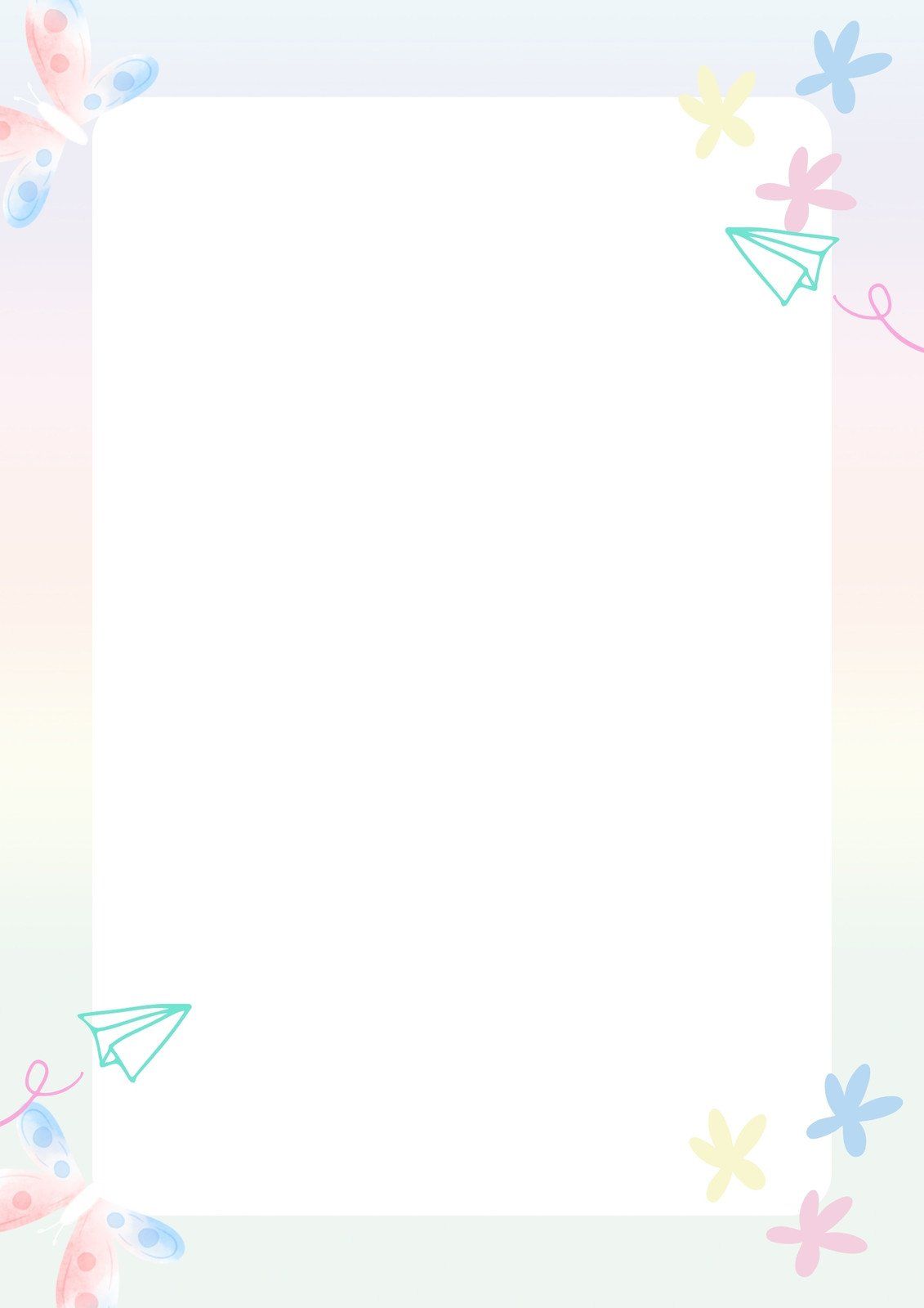 cute border background design 0017