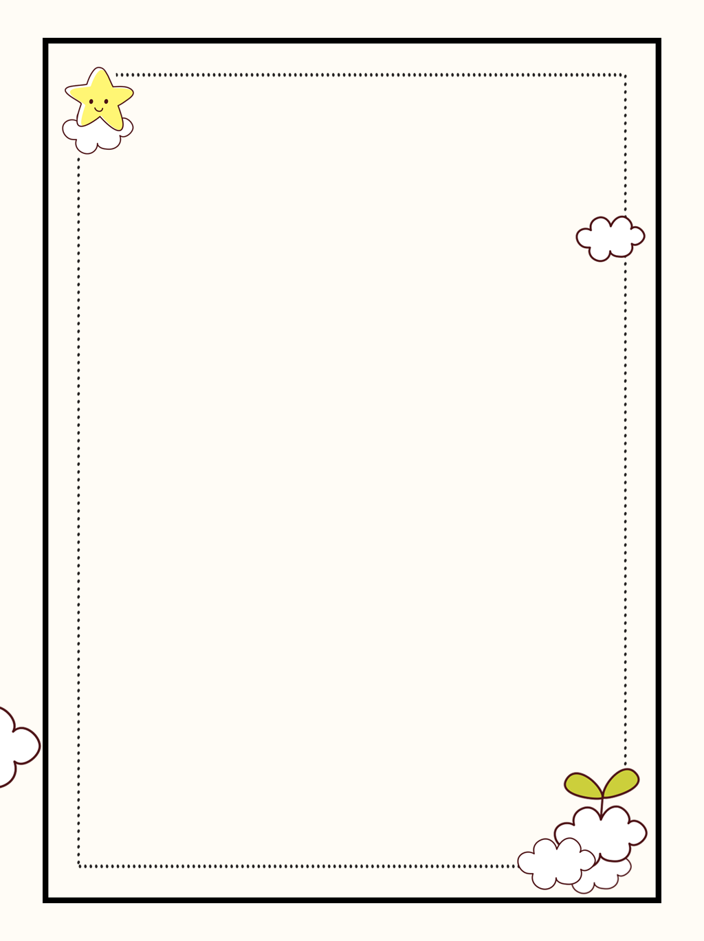 cute border background design 0020