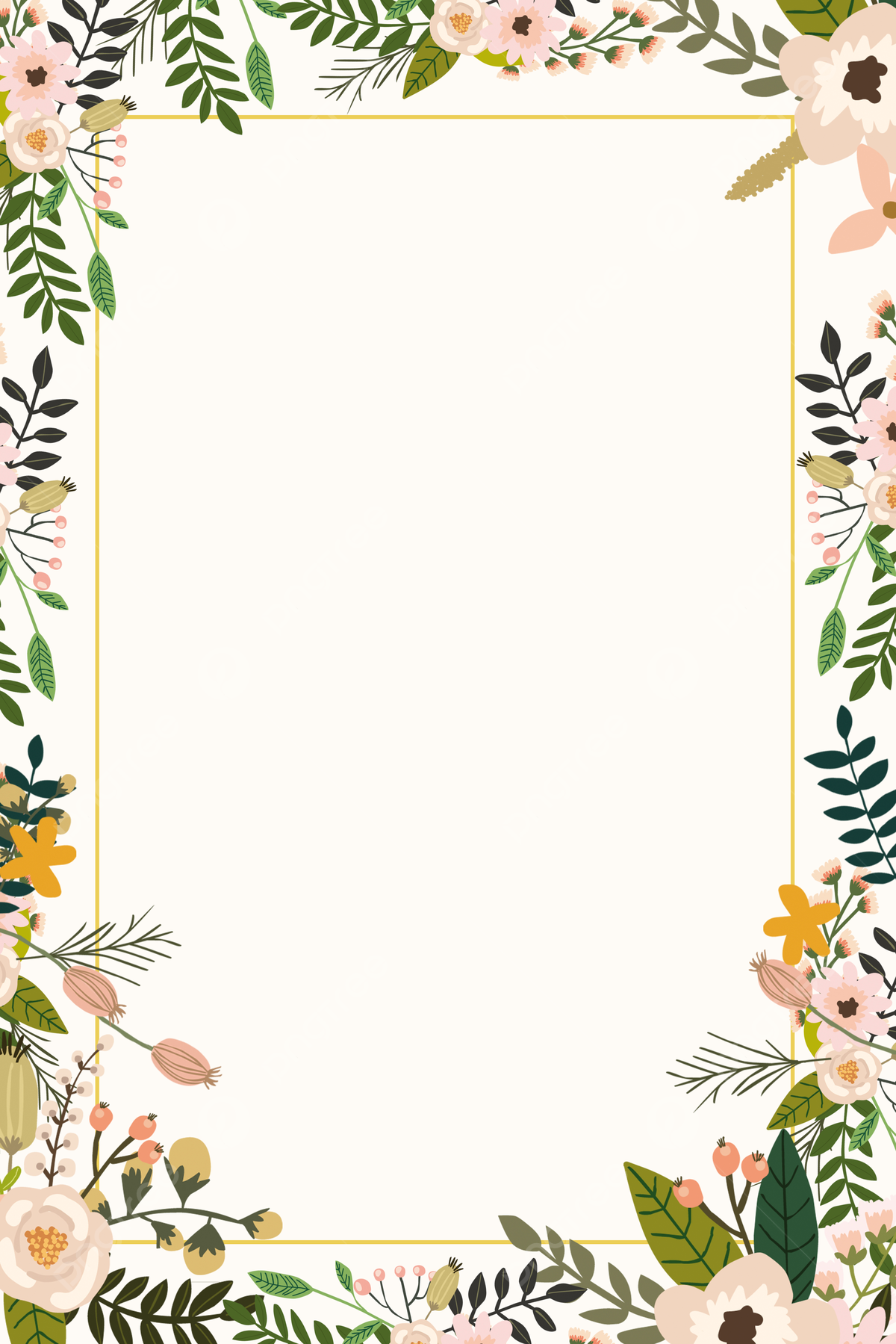 cute border background design 0040