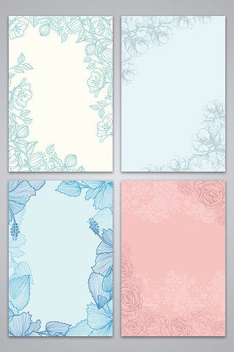 cute border background design 0071