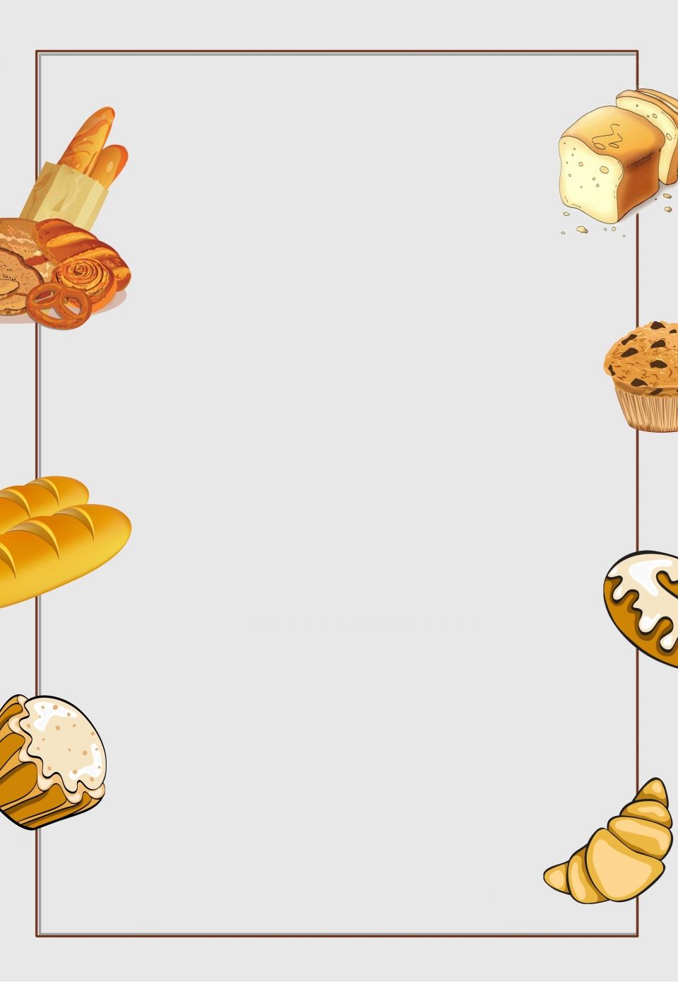 cute bread background 0019