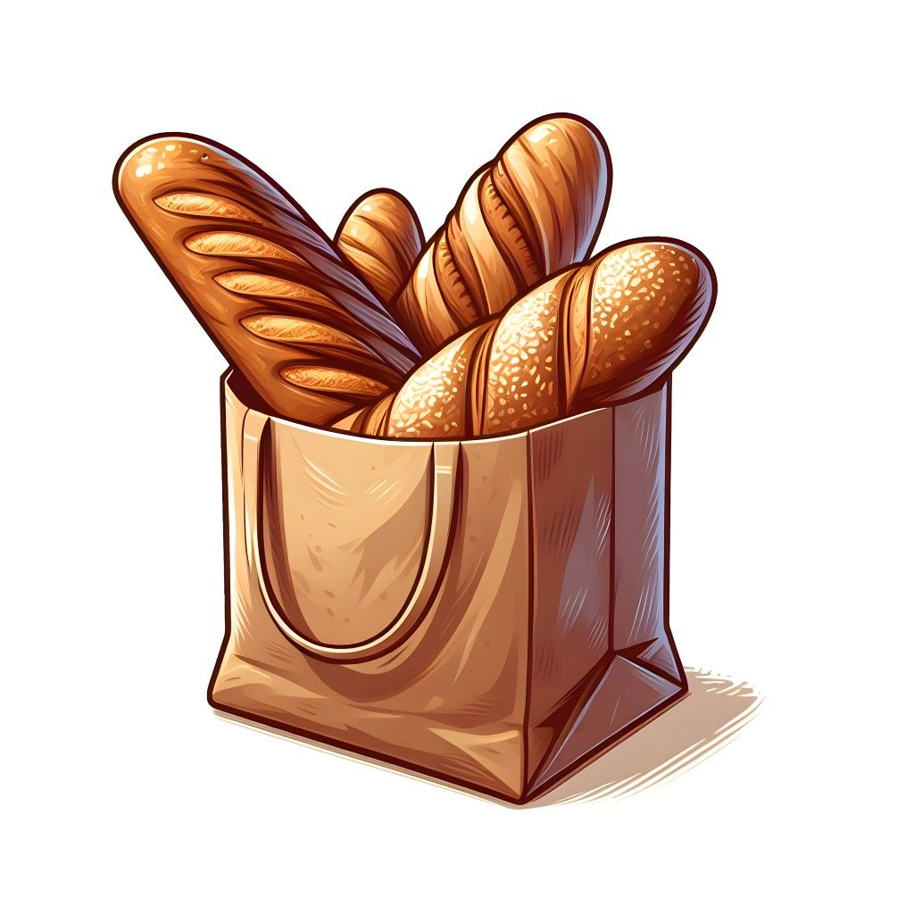 cute bread background 0034