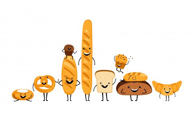 cute bread background 0035