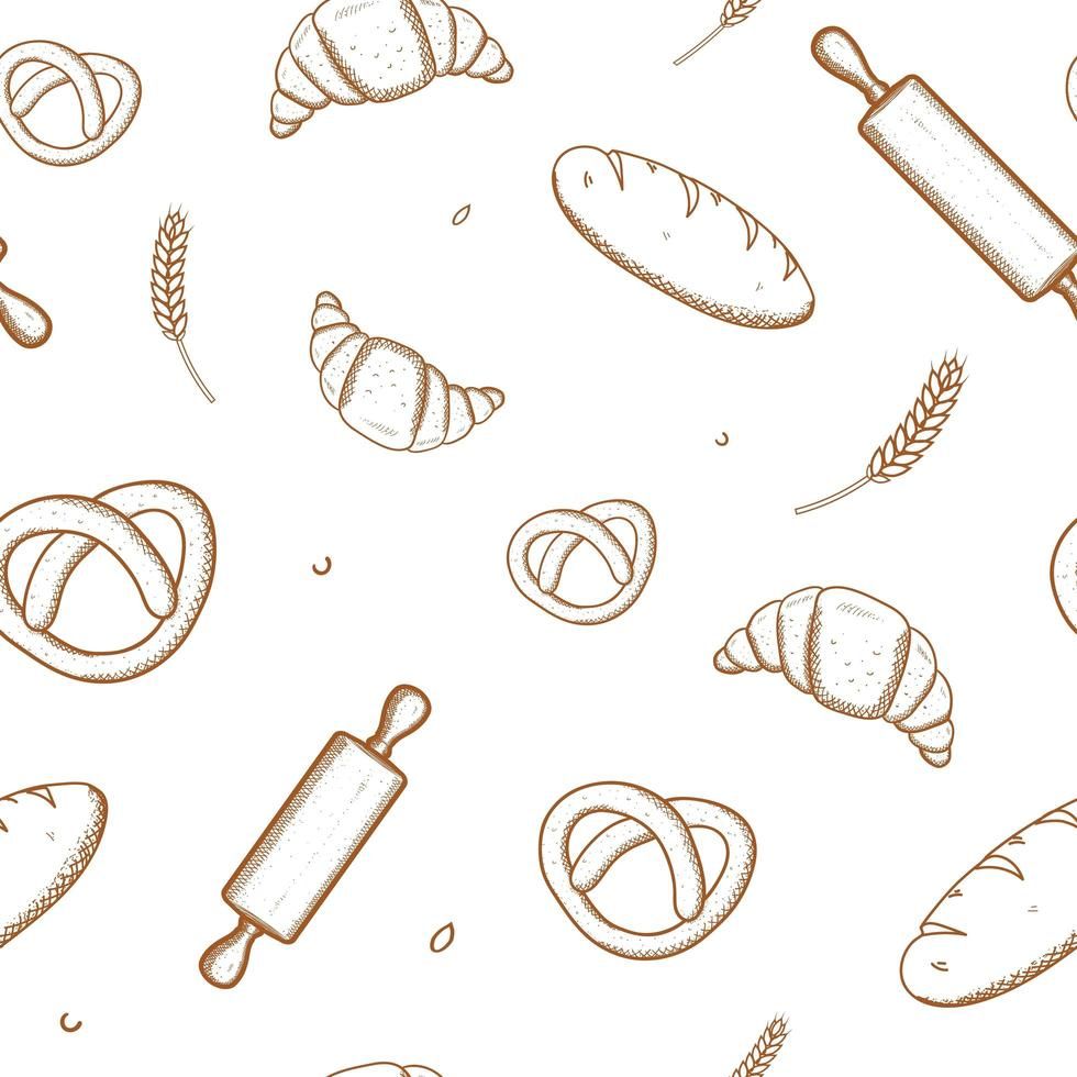 cute bread background 0040