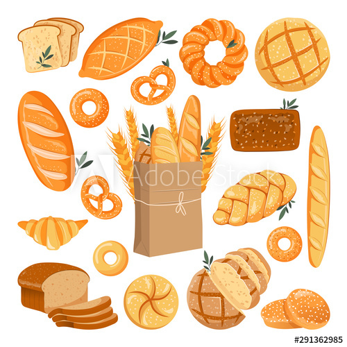 cute bread background 0043