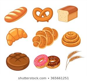 cute bread background 0044