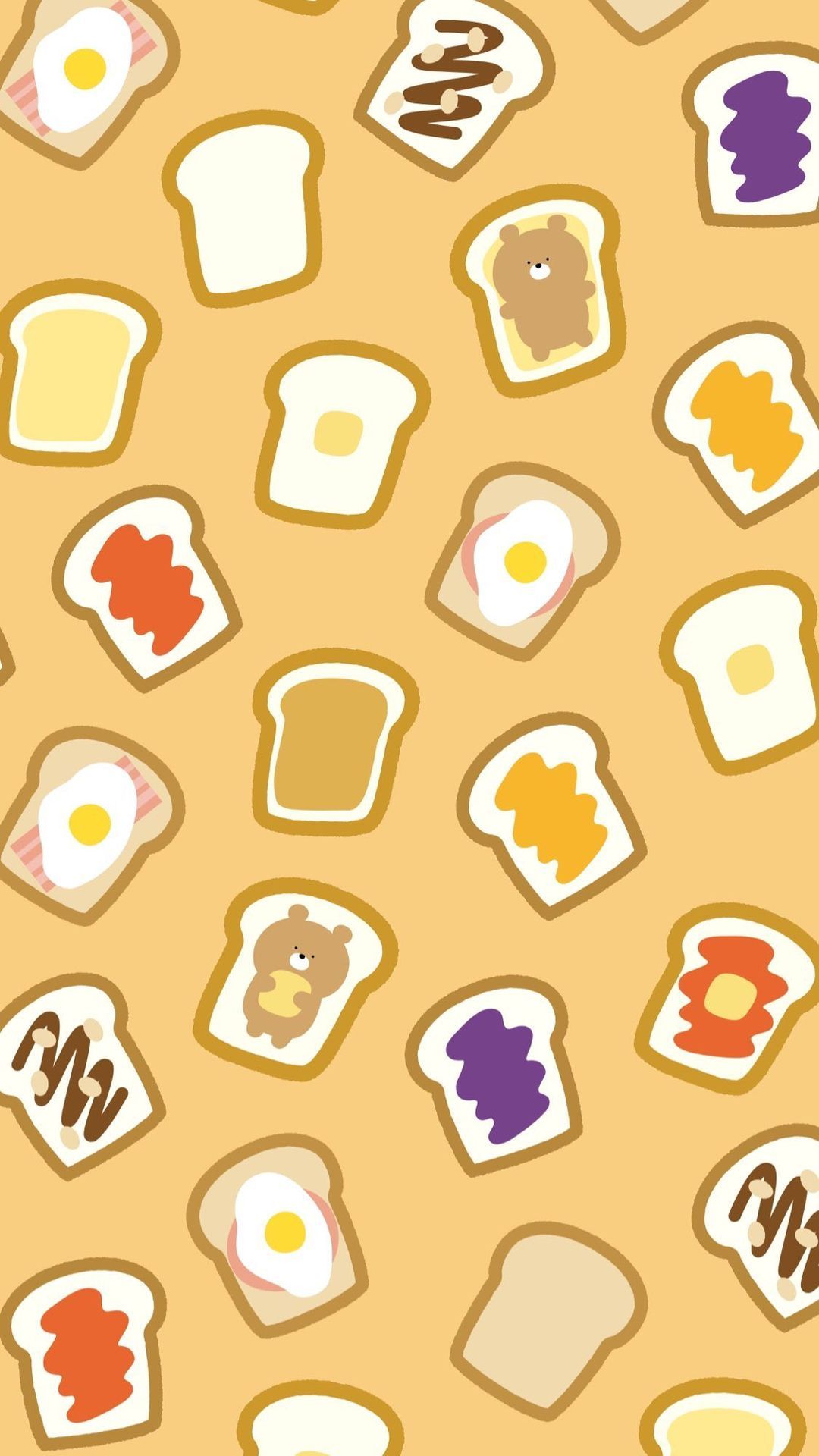 cute bread background 0052