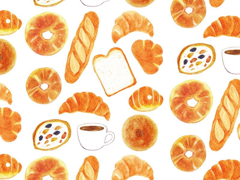 cute bread background 0064