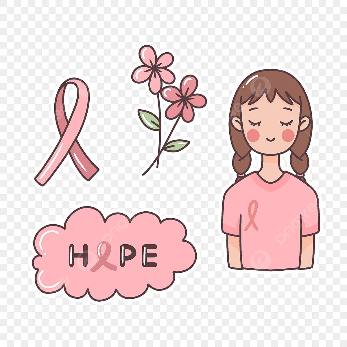 cute breast cancer background 0057