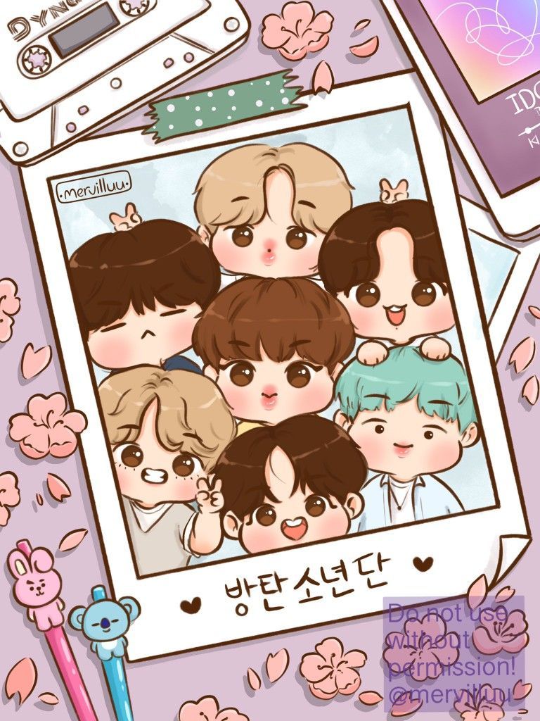 cute BTS backgrounds for phone