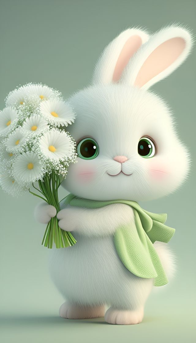 cute bunny background