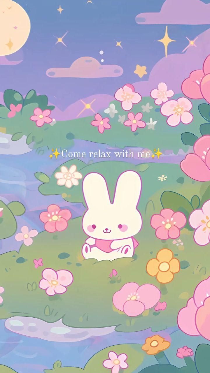 cute bunny backgrounds 0011