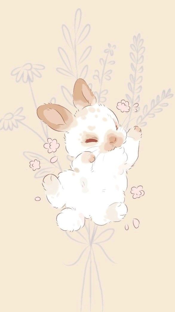 cute bunny backgrounds 0012